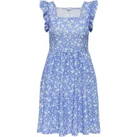 ONLY Jurk 'ONLSerina' blauw / wit
