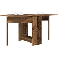 vidaXL Eettafel 138 x 70 x 73,5 cm Bewerkt hout Oud hout Rechthoekig