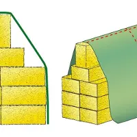 Boni-Shop® Strohvlies Schutzvliese 140g/m² 9,8m x 25m (245m²)