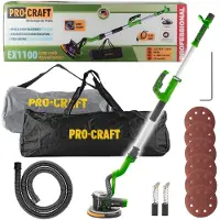 Procraft EX1100 gipsplaatschuurmachine 880 watt 225 mm + tas