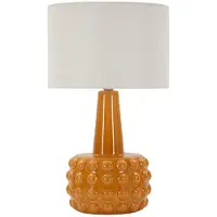 Mauro Ferretti Tafel lamp, keramiek, stoffen kap, 30x51,5 cm, mostergele kleur, , Gress