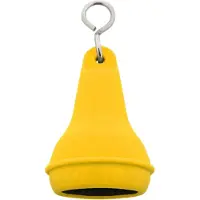Combicraft Hotel sleutelhanger Mayfair met open onderkant 41x70mm geel - 10 stuks