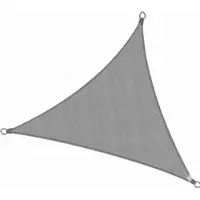 Sol Royal SolVision PS9 – Schaduwdoek Driehoek 3,6 x 3,6 x 3,6m Grijs – Waterafstotend – UV Bescherming