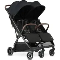 Deryan Luxe Rolo X2 V2 Duo Buggy - Compacte Dubbele Buggy - Zwart
