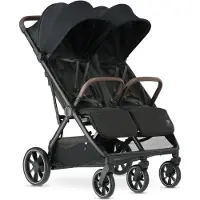 Deryan Rolo X2 XL V2 Duo Buggy - Compacte Dubbele Buggy - Zwart