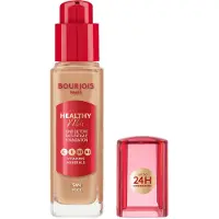 Bourjois Healthy Mix Anti-Fatigue Foundation | Voor een frisse, gezond ogende huid | Met mineralen en vitamine C, E, B3, B5 | Langhoudende, medium dekking | 57N Bronze, 30 ml
