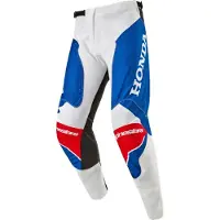 Alpinestars Honda Racer Iconic Broek Wit Helderblauw Helderrood Maat 36