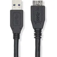 Nedis USB-Kabel USB 3.2 Gen 1 USB-A Male USB Micro-B Male 5 Gbps -