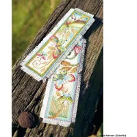 Vervaco - Bladwijzer kit - Decoratieve vlinder set van 2 - PN-0155949 - Borduren - Borduurpakket - Borduurpakket volwassenen - Borduurpakket kind