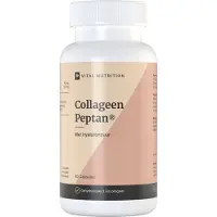Vital Nutrition Collageen Peptan - Met hyaluronzuur - Peptan Type I collageen - Voor huid, haar en nagels - Viscollageen - 60 capsules