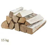 Flameup Brandhout, 15 kg, voor kachels, open haarden, vuurkorven en barbecues, beukenhout, 33 cm,