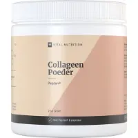 Vital Nutrition Collageen Poeder Peptan - Type I Collageen - Glucosamine & Vitamine C - Collageen Hydrolisaat Poeder - 30 doseringen (234g)