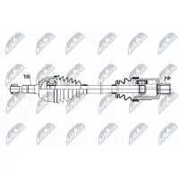 NTY NPW-PL-166 Aandrijfas
