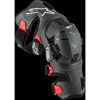 Alpinestars RK-7 Plasma Kniebrace Set Zwart Rood Maat XL
