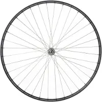 Cordo Voorwiel 28 inch - Fietswiel - 28x1 1/2 - RVS Spaken - Zwart - Handgebouwd