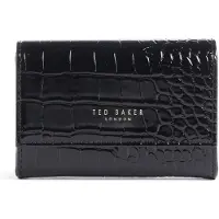Ted Baker portemonnee Valliaa Croc Effect Small Purse Black zwart