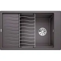 BLANCO Elon XL 6 - Silgranit spoelbak, 78x50 cm, rock grey 524845