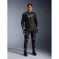 Alpinestars Missile V3 Leren Combibroek Zwart/Wit 58 Mannen