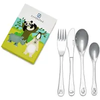 Zilverstad Kinderbestekset Wildlife (4-Delig)