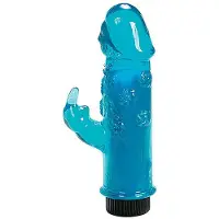 Ginza.se - Mini Rabbit Vibe - Vibrator - Blauw - Ø 35 mm