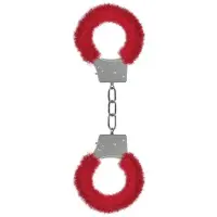 Ouch! – Plezier Fluwelen Handboeien voor Stoute Spellen – Rood