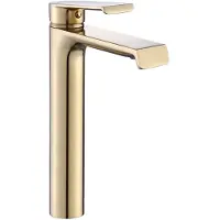 REA Wastafelkraan Hass Gold Brush High