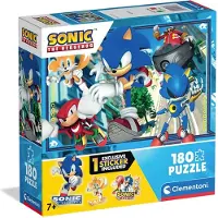 Clementoni - Kinderpuzzel - 180 Stukjes - Sonic the Hedgehog - Puzzel Voor Kinderen - Vanaf 7 Jaar