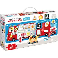 Czuczu Puzzle mit einem Loch Feuerwehrauto 23 Elemente