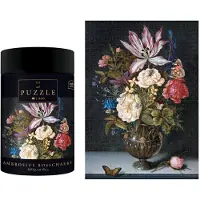 Interdruk - Puzzle Bosschaert: Bloemen in een vaas - 1000 stukjes