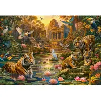 Castorland puzzel Tigers Paradise - 1000 stukjes legpuzzel.