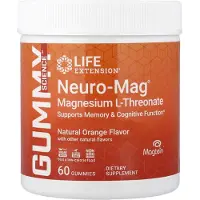 Life Extension , Neuro-Mag, Magnesium L-Threonate, Natuurlijke Oranje, 60 IJsbaar (36 mg per IJsbaar)