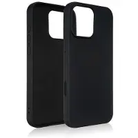 Beline Silicone Serie - iPhone 16 Pro Max Etui - Zwart - Luchtkussen - Elegantie Bescherming