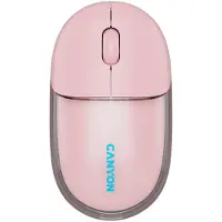Canyon OnClick 24 - Draadloze Muis - Transparant - Roze