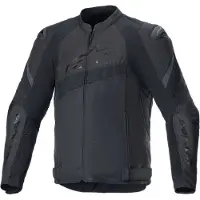 Alpinestars T-GP Plus R V4 Airflow, stoffen jas ,zwart/zwart ,M