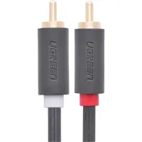 UGREEN 2 RCA male naar 2 RCA male kabel - 1 Meter