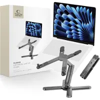 TechProtection Desk Universele Opvouwbare Laptop Standaard Grijs