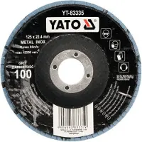 TOYA Schijf met lamellen gemonteerd - YATO - YT-83351 - 40x20x6 mm - P40 - Multi-materialen