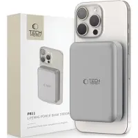 Tech-Protect PB11 Lifemag Magsafe Powerbank 10000mAh, titaniumkleur