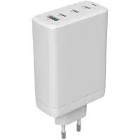 Canyon OnCharge 140ACC - Stroom Adapter - 150W - GaN Technologie - 3 USB-C, 1 USB-A - Wit
