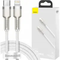 Baseus Cafule Series USB-C naar Apple Lightning Kabel PD 20W 1m Wit