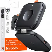 Mcdodo Draadloos oplaadstation voor iPhone, CH-2160 15W 2-in-1 (15 W), Draadloze laders, Zwart