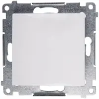 Kontakt-Simon DP1.01/11, Drukknop, Kunststof, Wit, IP20, IP44, 250 V, 10 A