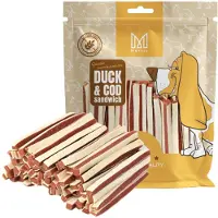 Mersjo - Hondensnack - Eend Strips - Zacht - 500g