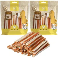 Mersjo - Hondensnack - Sandwich met Kip en Kabeljauw - 1kg - Graanvrij