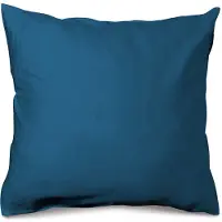 Matex Decoratieve Kussensloop Satijn Katoen 50x60cm - Donker Turkse Kleur