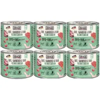 Macs Kattenvoer Natvoer Blik 99% Eend, Konijn en Rund 6 x 200g