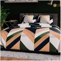 MARKIZETA HOME TRIANA - Satijnen Dekbedovertrek - 160x200 cm - Geometrisch - Modern Stijl