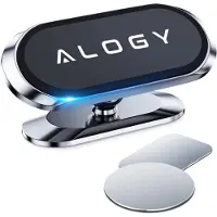 Alogy Magneet Autohouder voor Telefoon - Zilver