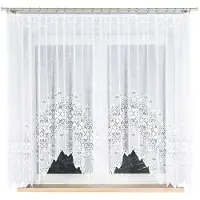 Markizeta Nadia - Gordijn - 300x160 cm - Wit - Jacquard