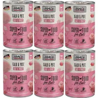 Macs Kattenvoer Natvoer Blik - 99% Kalf & Kalkoen - 6 x 400g